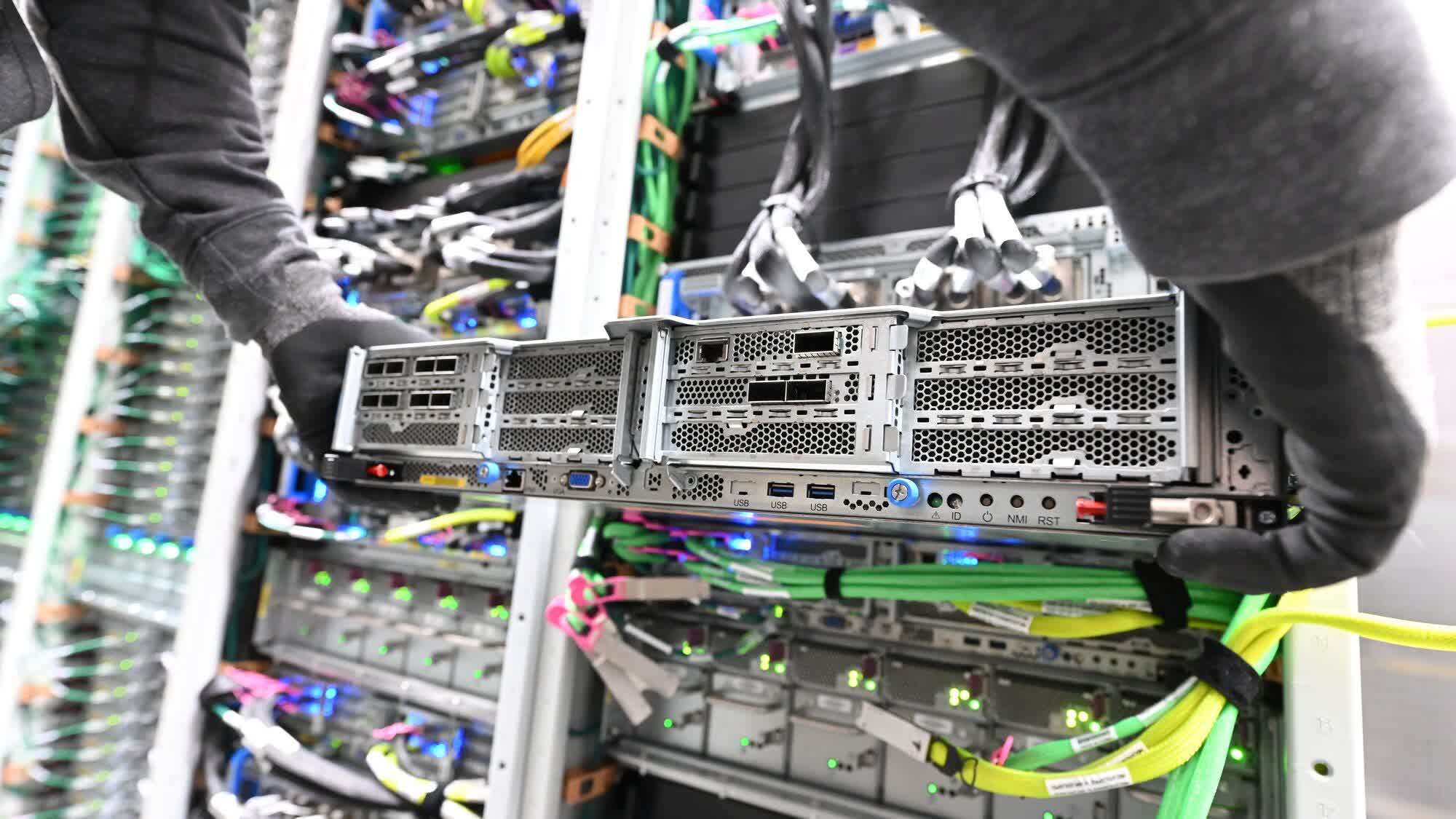 High-Performance GPU Server Rack