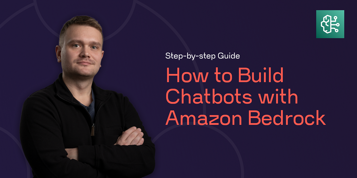 Amazon Bedrock LLM fine-tuning chat blockchain icons