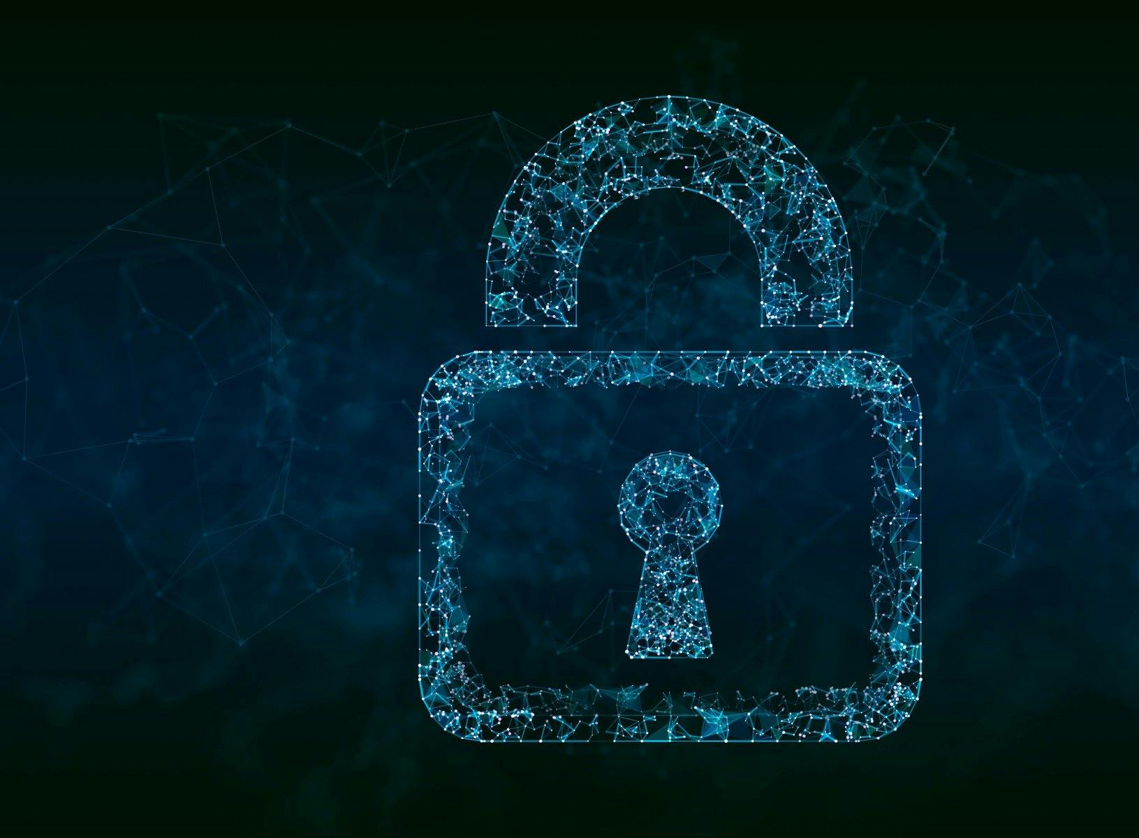 encrypted data privacy lock blockchain