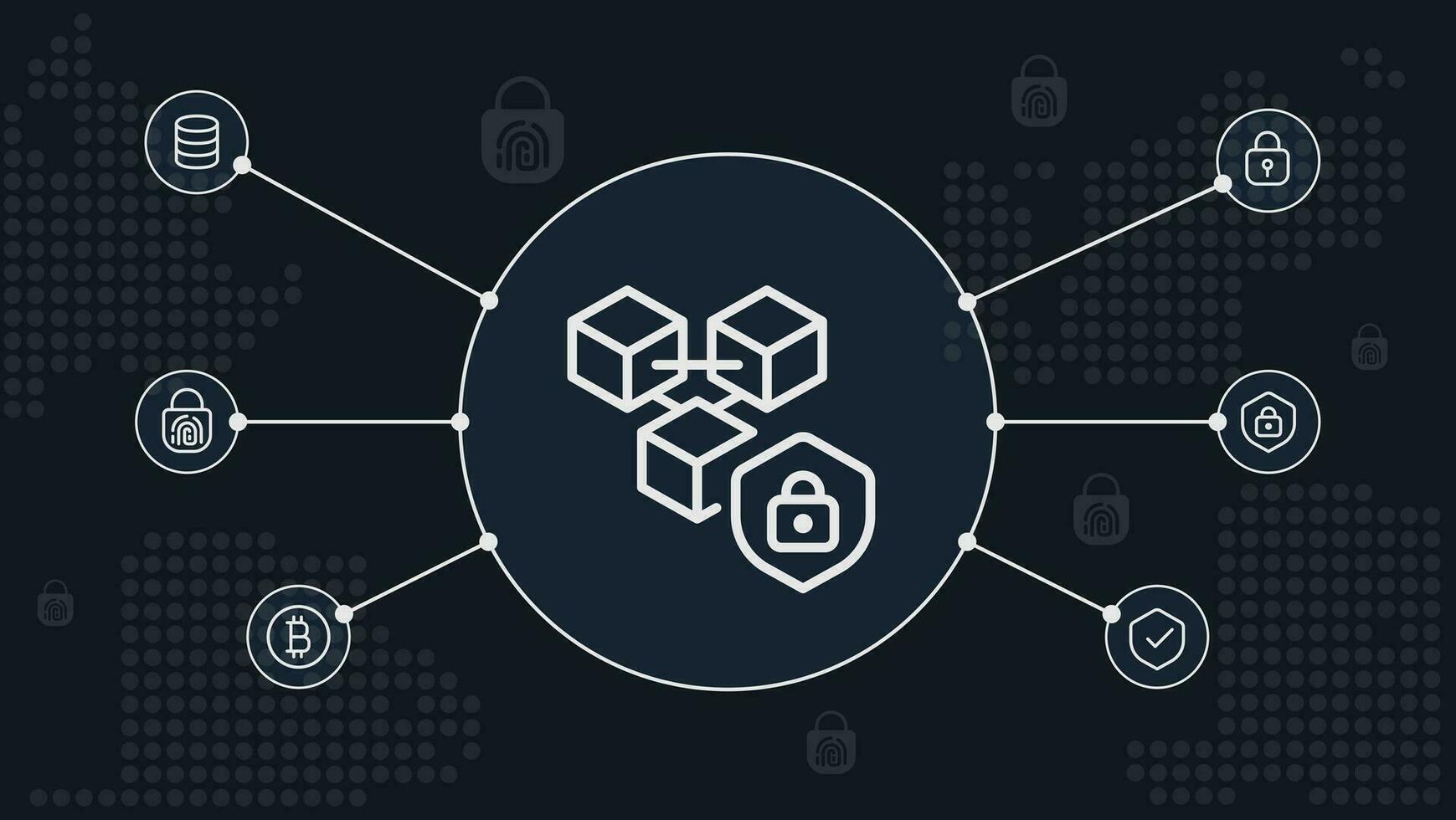 blockchain secure payment icon