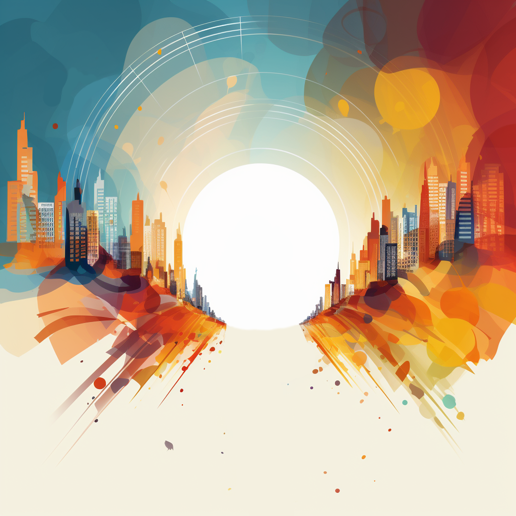 Abstract digital illustration of code snippets flowing into a blockchain marketplace with royalty tokens distributing to creators, Web3 data monetization, decentralized AI datasets royalties