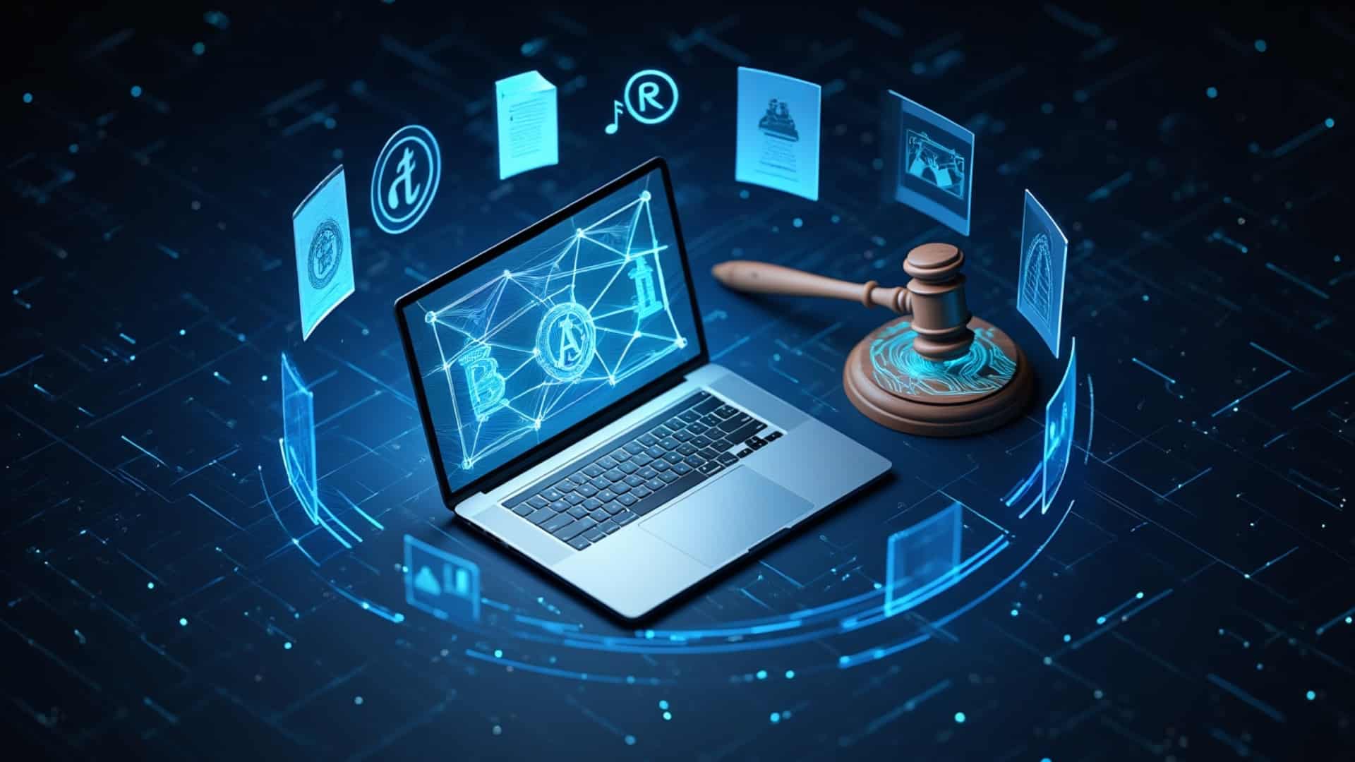 IP enforcement smart contract blockchain