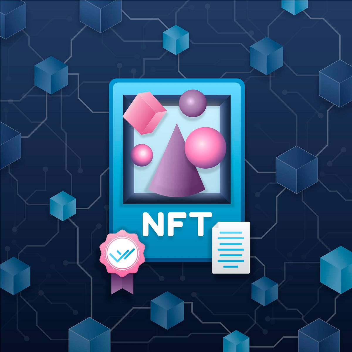 perpetual royalties smart contract NFT icon